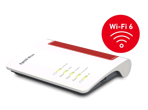 AVM FRITZ BOX 7530 AX ROUTER WIRELESS WI-FI 6ETHERNET DUAL BAND 5G BIANCO ROSSO